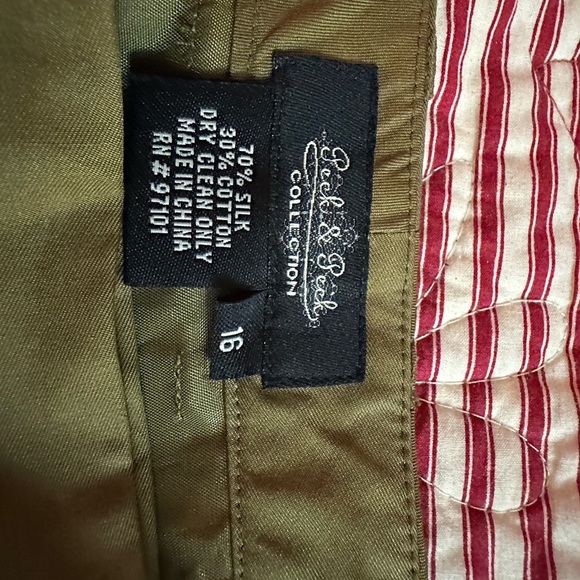 Peck & Peck Olive Ankle Pants - Picture 4 of 5